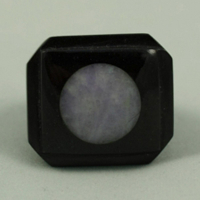 Black Jadeite Jade Stone ring