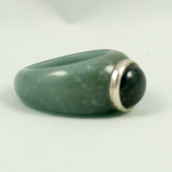 Light Green jadeite jade Ring